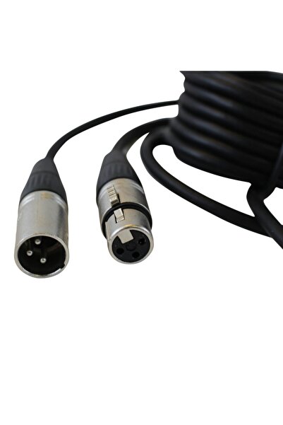 Alfais 5034 Xlr 3 Pin Mikrofon Stüdyo Jack Ara Kablosu 10 m