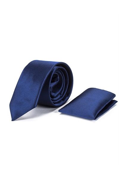 Tudors Classic Handkerchief Navy Blue Men's Tie