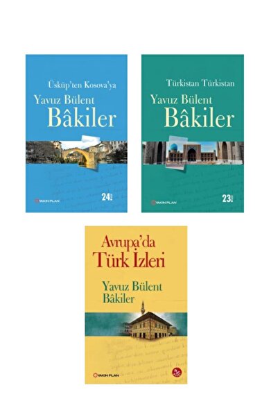 Yakın Plan Yayınları Yavuz Bülent Bakiler Türkistan Serisi 3 Kitap