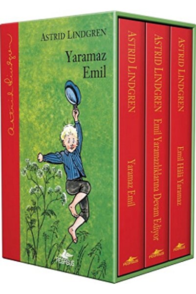 Pegasus Yayınları Yaramaz Emil Serisi Kutulu Özel Set (Ciltli 3 Kitap) - Astrid Lindgren