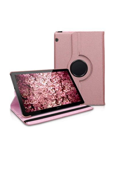 emybox Huawei Mediapad T5 10'1 Inc 360 Derece Dönebilen Standlı Tablet Kılıfı