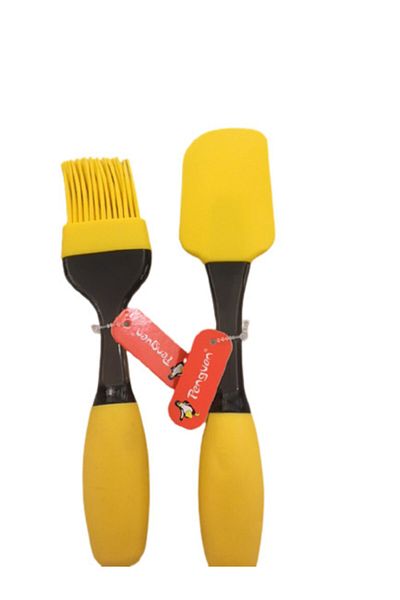 Penguen Chubby Spatula and Brush with Silicone Handle Png 3738