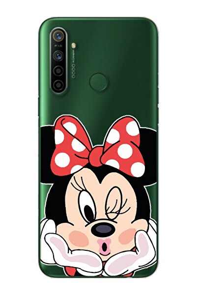 Spoyi Minne Tasarımlı Süper Şeffaf Silikon Telefon Kılıfı Oppo Realmi 5i