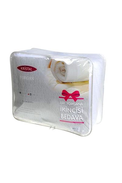 Kristal By Taç Crystal Double Micro Quilt Αγοράστε 1 Λάβετε 1 Δωρεάν - Λευκό