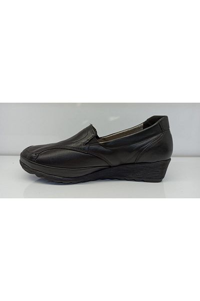 Muya Women's Black Leather Shoes