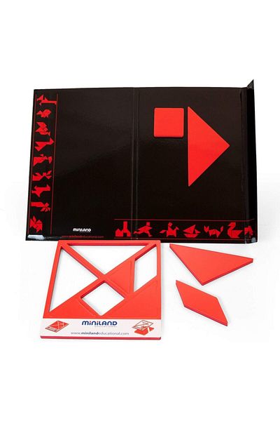 Miniland Μαγνητικό παιχνίδι-σπαζοκεφαλιά Tangram