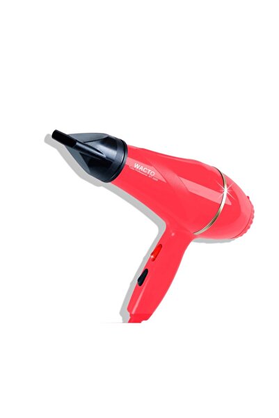 Wacto Wt-5000 Turbo مجفف شعر احترافي ومجفف شعر أحمر
