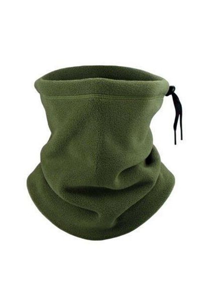 BigBang Ukrainian Color Fleece Neck Collar Khaki