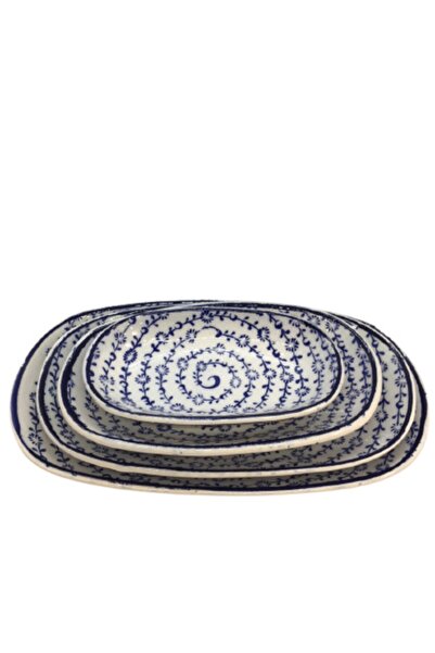 Dost Art Hediyelik El Yapımı Fırça Boyama Haliç Desen Dörtlü Kahvaltılık Sevi...