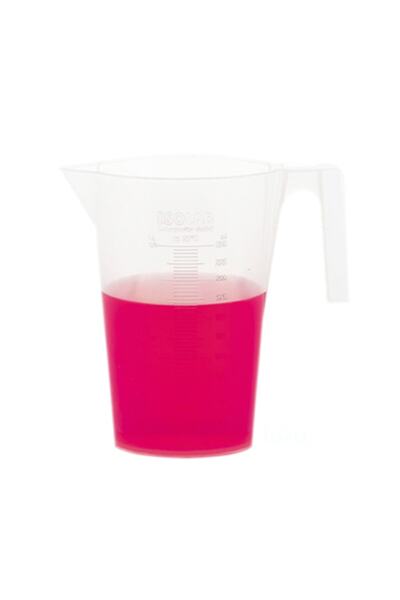 Beher - Kulplu - P.p - Kısa Form - Kabartma Skala - 1000 ml