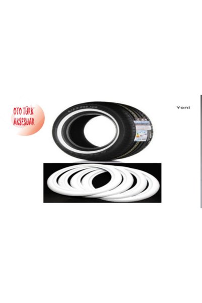 Atlas Beyaz Lastik Yanağı 4 Lü Set 17.5 Inç