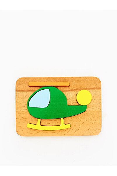 Woodnjoy لغز هليكوبتر ثلاثي الأبعاد