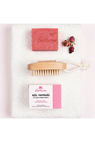 The Soap Factory Handmade Herbal Rose Soap 110 Gr