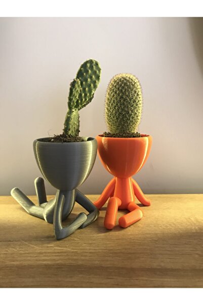 CESTOPİENO Insan Figürlü 2'li Saksı