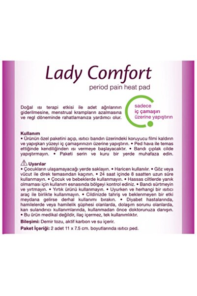 StopEver Lady Comfort Adet Ağrıları Için Isıtıcı Ped