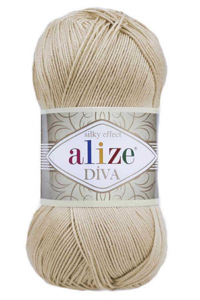 Alize (5 Pieces) Diva 368 Camel Tuxedo Hand Knitting Threads Vest Blouse Tunic Thread Soupla Shawl Thread