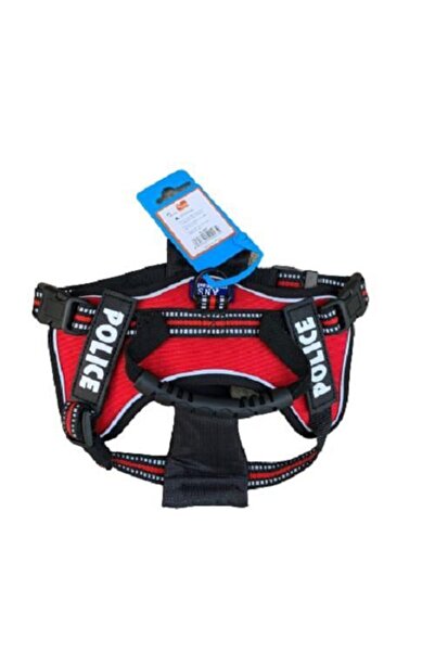 Ans Police Görev Tasma Xxl Beden Gövde Kırmızı