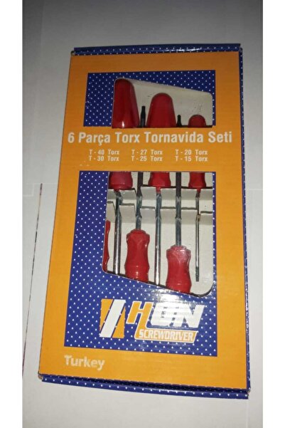 HONER Torx Tornavida Seti 6 Lı Ekonomik Tork Tornavida Seti