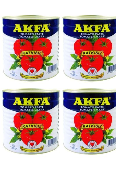 AKFA ÇAY Snl-akfa Domates Salçası 830 Gr Tnk ( 4 Adet )