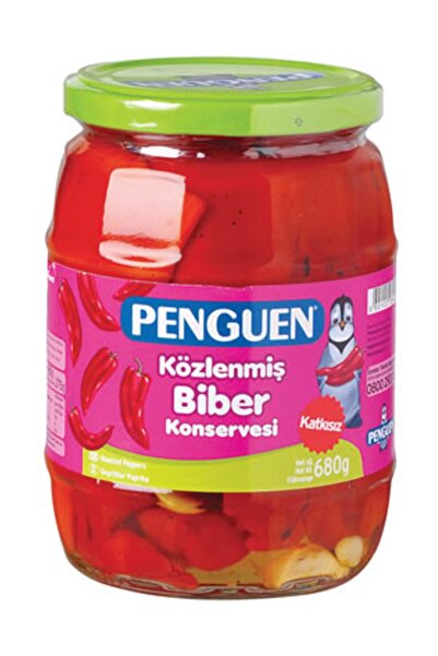 Penguen Közlenmiş Kapya Biber 680 Gr ( 1 ADET )