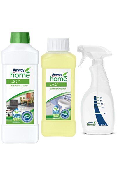 Amway Loc Banyo Temizleyici ve Loc Çok Amaçlı Konsantre Yüzey Temizleyici + P...