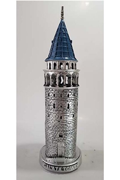 Hediye Seviyorum Galata Kulesi Biblo Gümüş 29 cm