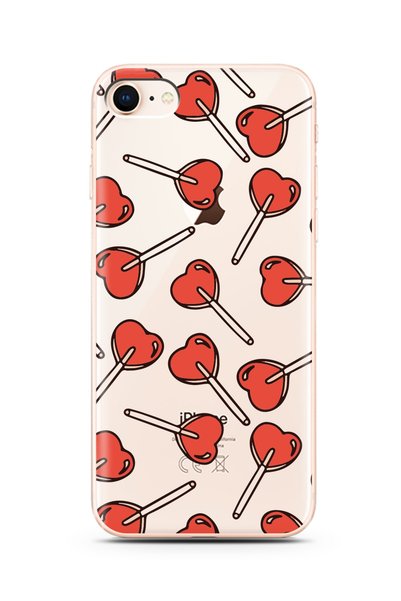 Spoyi Candy Design Super Transparent Silicone Phone Case iPhone 8