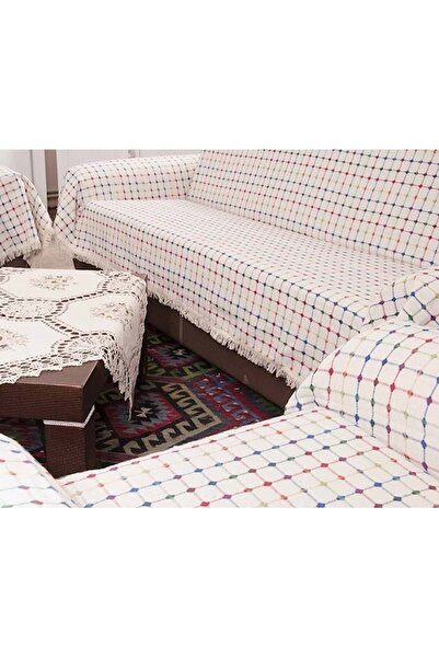 Buldan Cotton Maxi Sofa-Couch Bed Cover Mixed Color - 180x300 cm