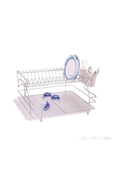 Genel Markalar De Luxe Metal İki Katlı Bulaşıklık