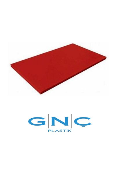 GNC PLASTİK Red 25*40*2 Polyethylene Cutting Board