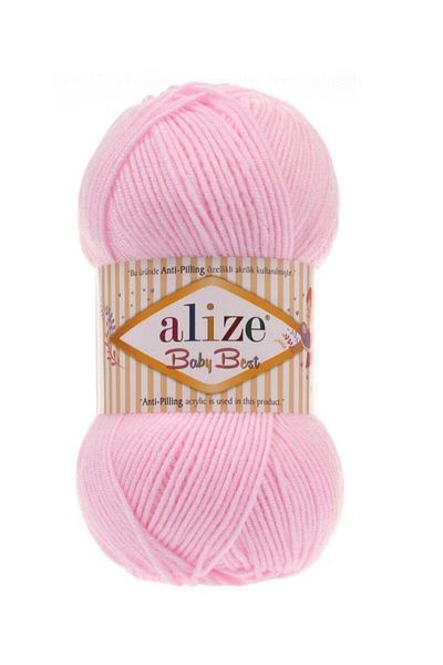 Alize (5 τεμάχια) Baby Best 185 ροζ πλεκτά νήματα γιλέκο ζακέτα κασκόλ πουλόβερ νήμα μποτάκια Bebe Ipi