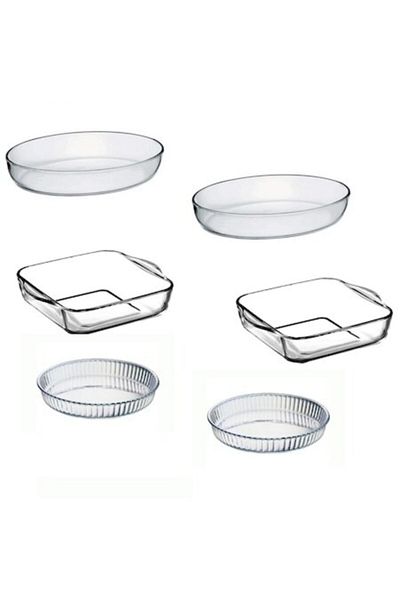 Paşabahçe Borcam Kitchen Set - 6 Piece Borcam Dowry Set