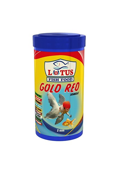 Lotus Gold Red 250ml Algae Astaxanthin Renk Japon Balığı Yemi 90 Gr