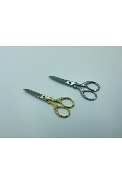 OzanTuhafiye Vintage Dikiş Nakış Söz Nişan Makası Retro Gümüş