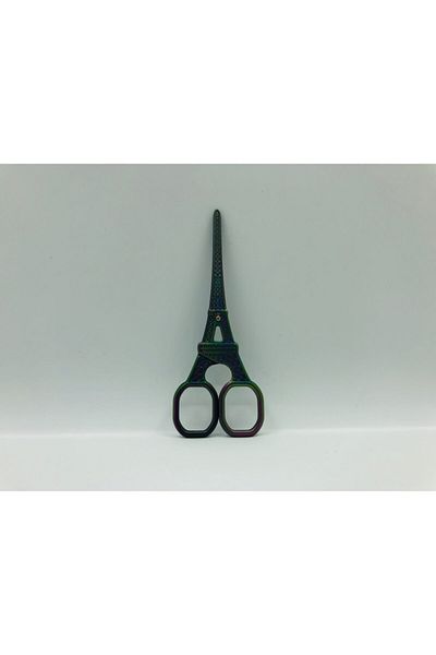 OzanTuhafiye Eiffel Tower Sewing Embroidery Promise Engagement Scissors Multicolor