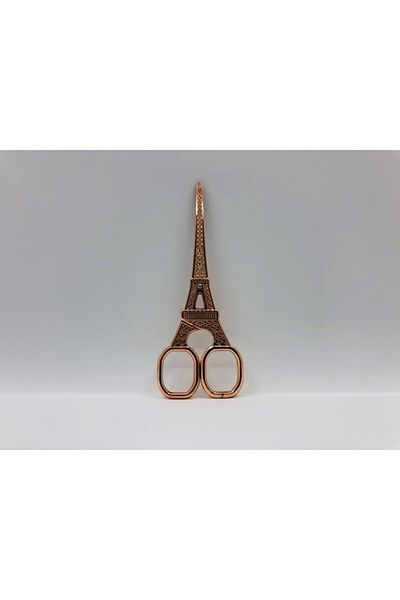 OzanTuhafiye Eiffel Tower Sewing Embroidery Promise Engagement Scissors Rose Gold