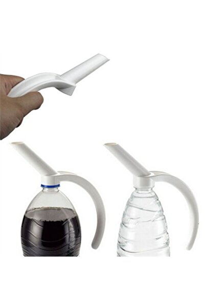 FırsatVar Pet Şişeyi Sürahiye Çeviren Tutacaklı Ağızlık Suluk Aparatı Plastik