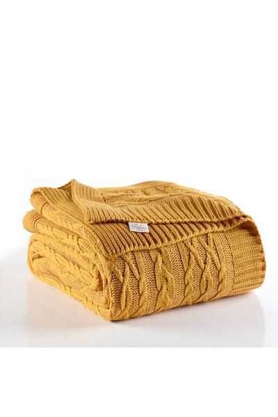 Betires Home Knitted Double Blanket
