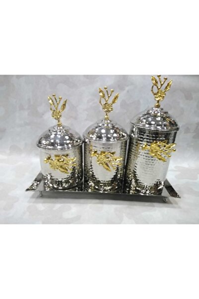 yns bakırcılık Bakır Baharatlık Takımı