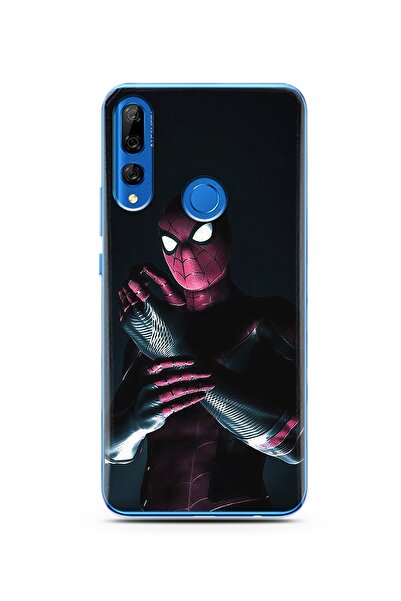 Spoyi Örümcek Adam Tasarım Süper Şeffaf Silikon Huawei Y9 Prime 2019 Telefon ...