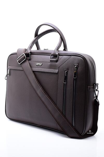 LOS ANGELES POLO CLUB Unisex καφέ φορητό υπολογιστή & τσάντα χαρτοφύλακα