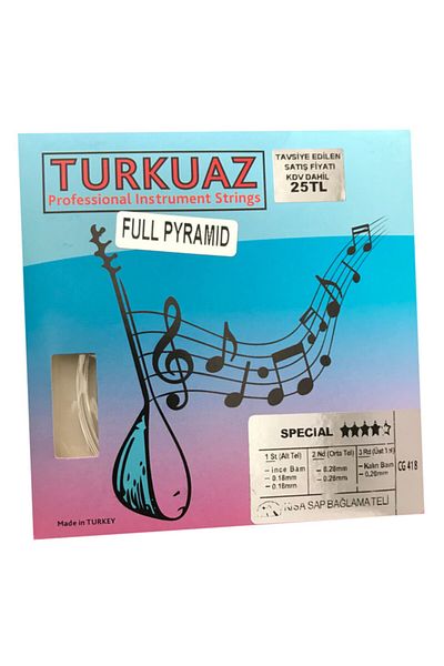 Turkuaz Cg418 0.18 Mm Pyramid + Pyramid Bonded Tool Wire Short Shank Binding Wire 018