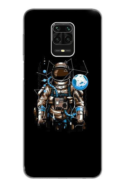 Spoyi Space Astronaut Design Super Transparent Silicone Phone Case Xiomai Red...
