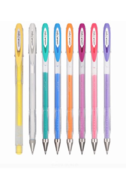 Unibal قلم جل يوني بول سيجنو أنجيليك Um-120ac 0.7 ملم ألوان مختلطة 8 قطع