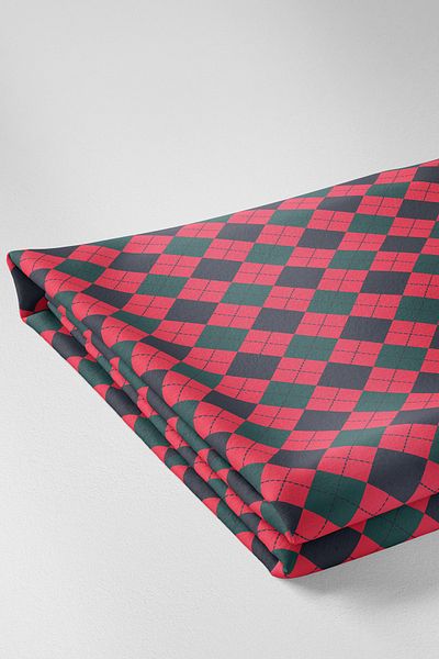 Vagonik Claret Red Design Digital Printed Tablecloth