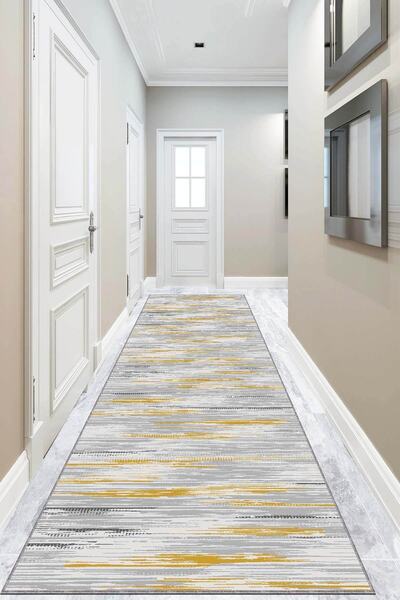 Viva Weaver's Dijital Baskılı Kaymaz Tabanlı Rulo Yolluk Antre Hol Ar262