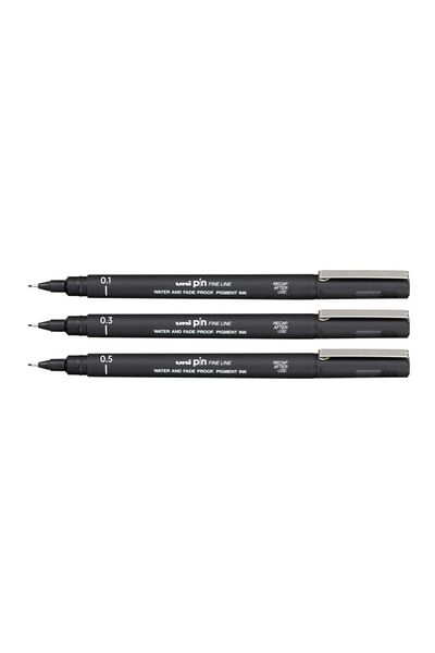 Uni Pin Fine Line Set 0.1-0.3-0.5