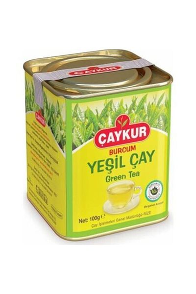 Çaykur شاي بوركوم أخضر - 100 جرامعلبة صفيح