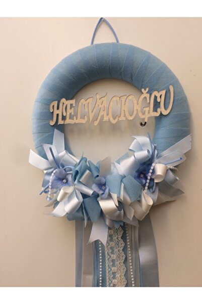 Helvacıoğlu Çikolata Mavi Kuyruklu Kapı Süsü, Hediyelik, Dekoratif