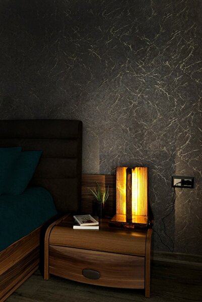 Grootland Ahşap Dekoratif Masa Lambası